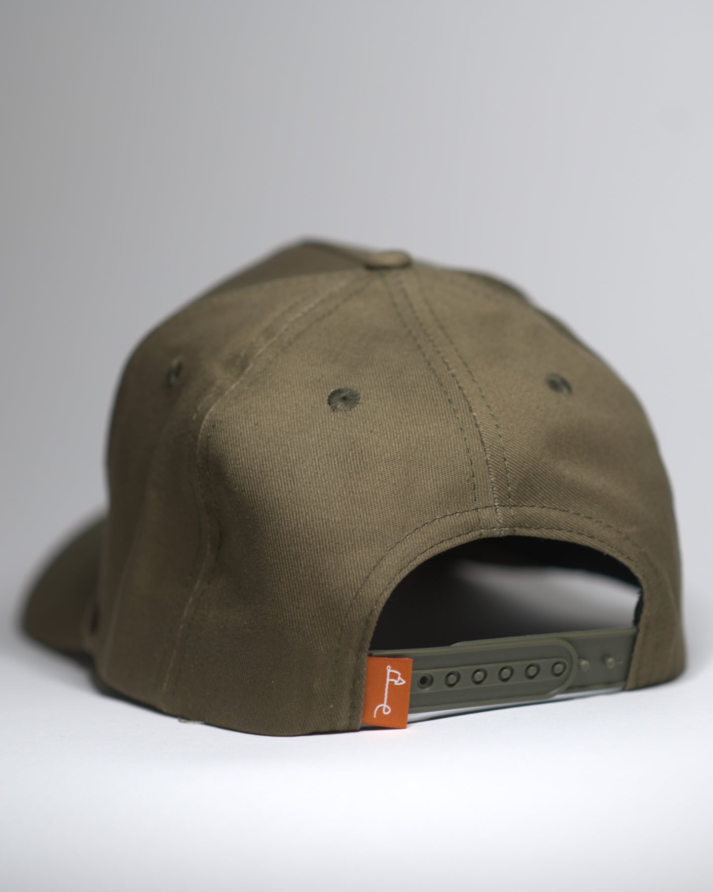 Out of Bounds Snapback - Olive/Orange