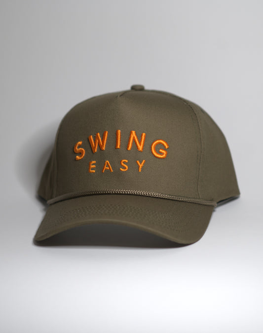 Out of Bounds Snapback - Olive/Orange